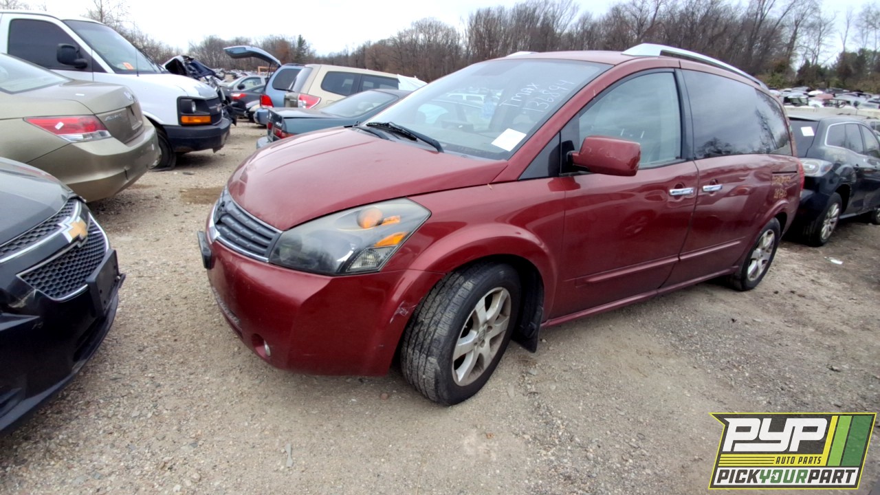 2007 NISSAN QUEST available for parts