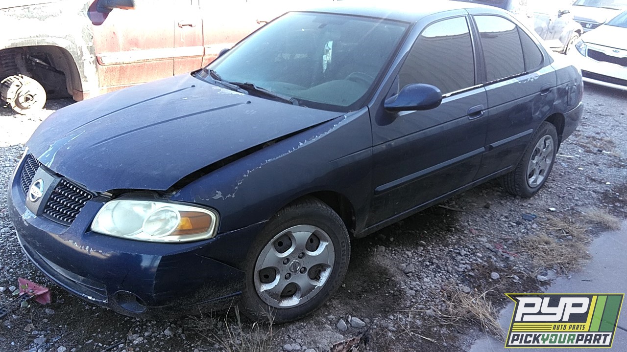 2005 NISSAN SENTRA partes disponibles