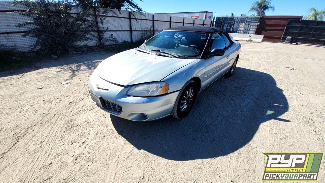 2002 CHRYSLER SEBRING available for parts