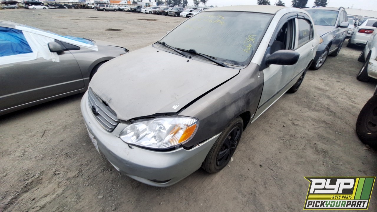 2003 TOYOTA COROLLA available for parts