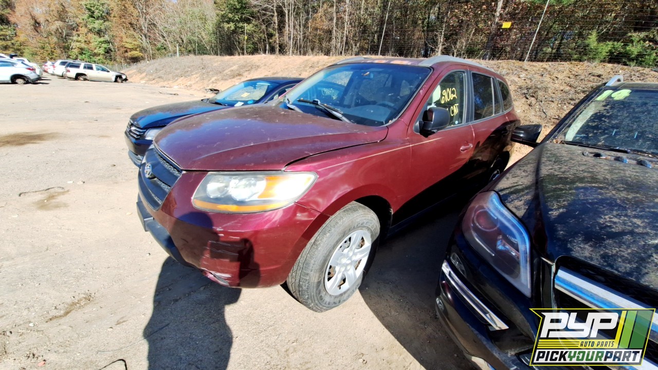 2009 HYUNDAI SANTA FE partes disponibles