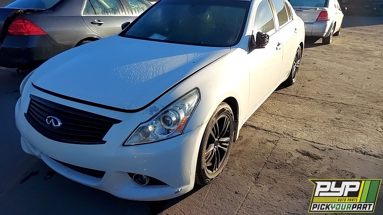 2012 INFINITI G37 partes disponibles