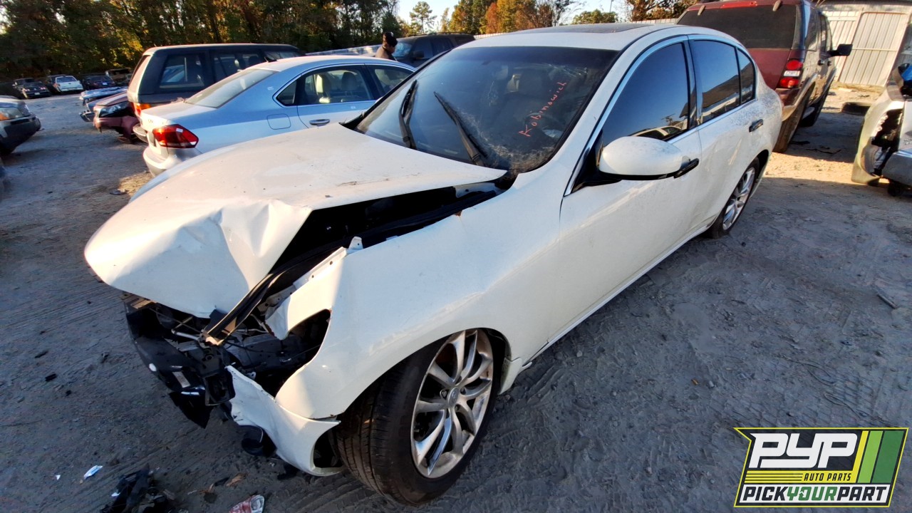 2008 INFINITI G35 partes disponibles