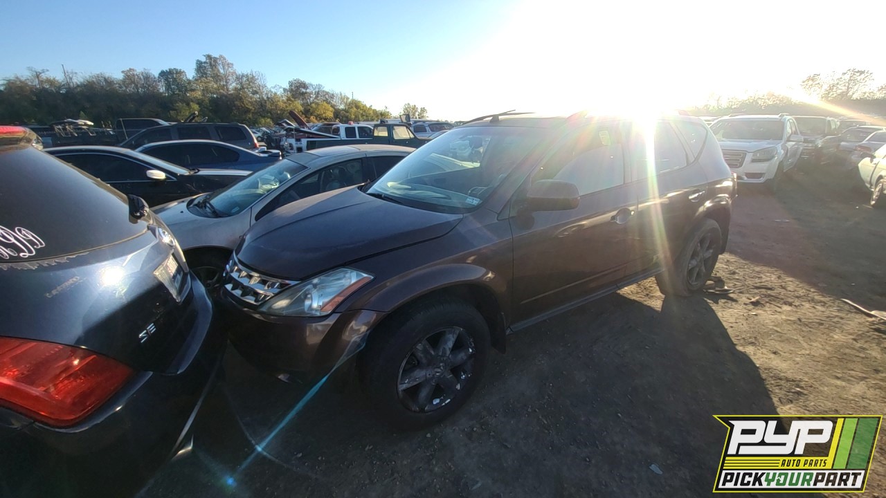 2004 NISSAN MURANO partes disponibles
