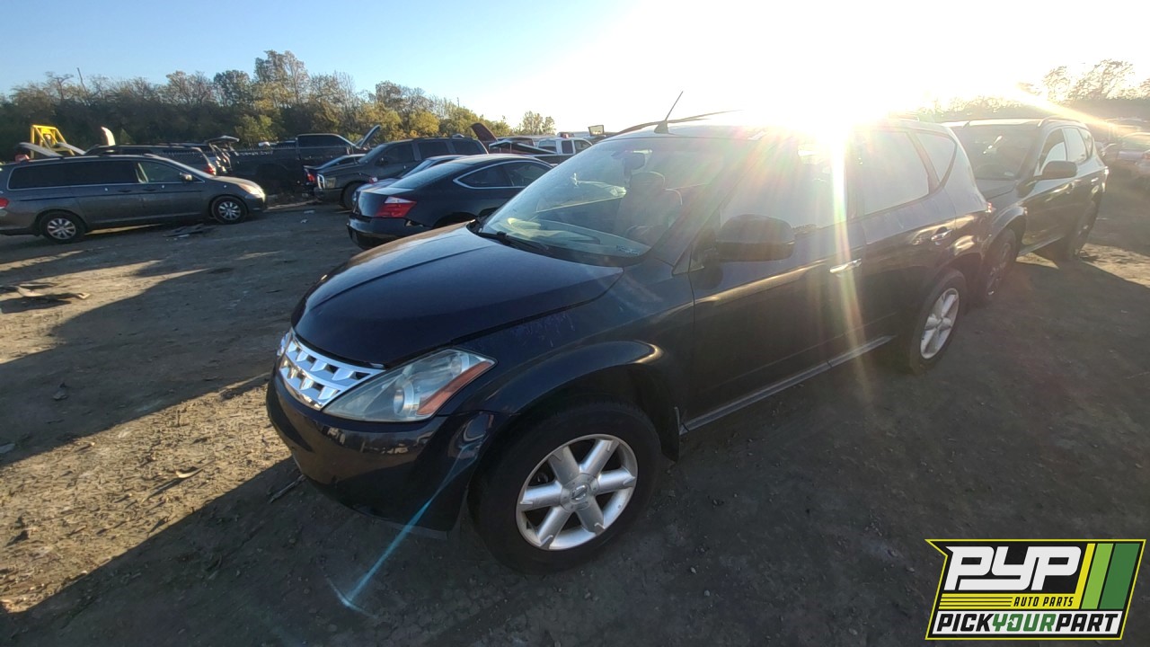 2005 NISSAN MURANO partes disponibles