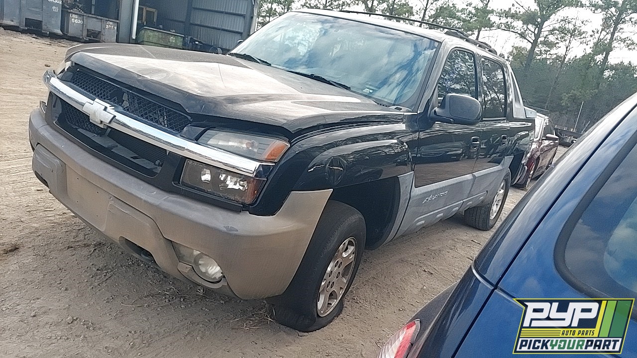 2003 CHEVROLET AVALANCHE 1500 available for parts