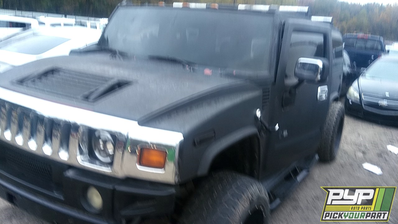 2003 HUMMER H2 partes disponibles