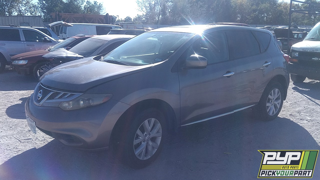 2012 NISSAN MURANO partes disponibles