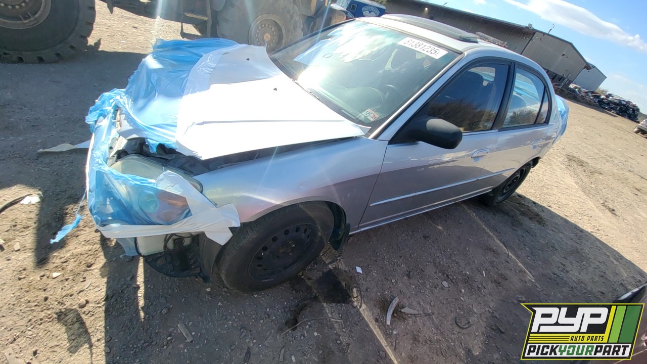 2002 HONDA CIVIC available for parts