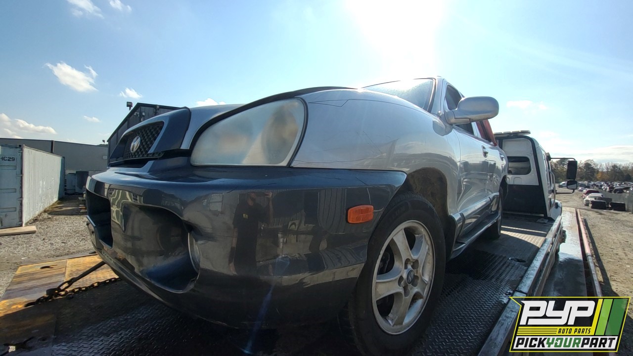 2003 HYUNDAI SANTA FE partes disponibles