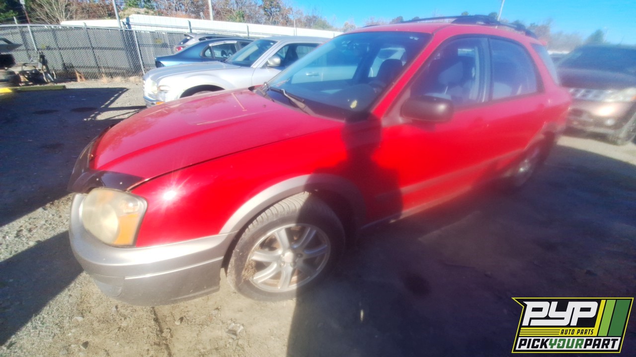 2005 SUBARU IMPREZA partes disponibles