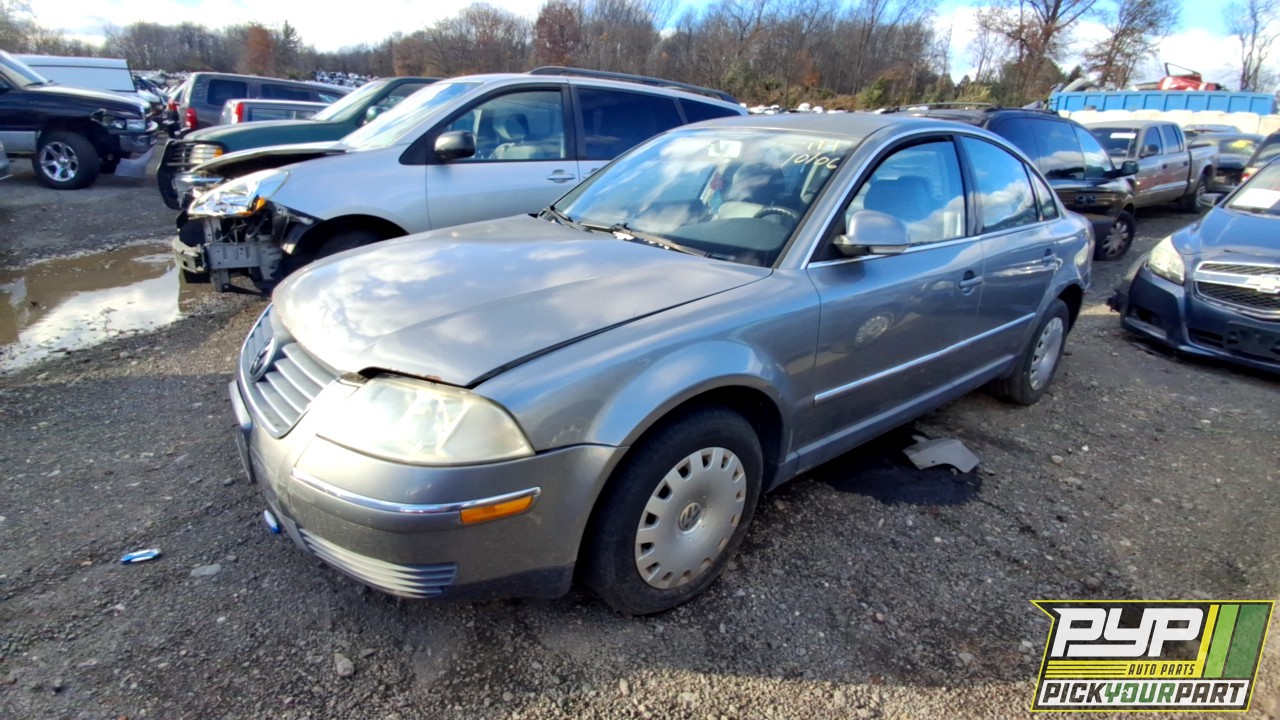 2005 VOLKSWAGEN PASSAT partes disponibles