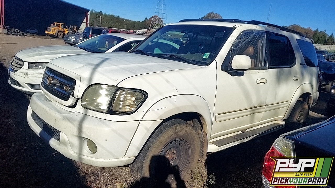 2002 TOYOTA SEQUOIA available for parts