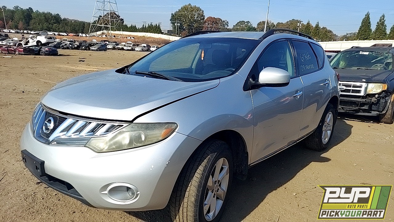 2009 NISSAN MURANO partes disponibles