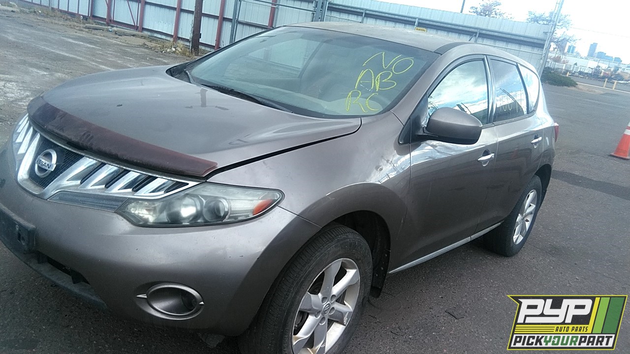 2010 NISSAN MURANO partes disponibles