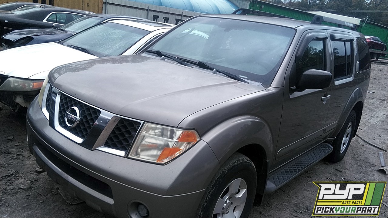 2006 NISSAN PATHFINDER partes disponibles