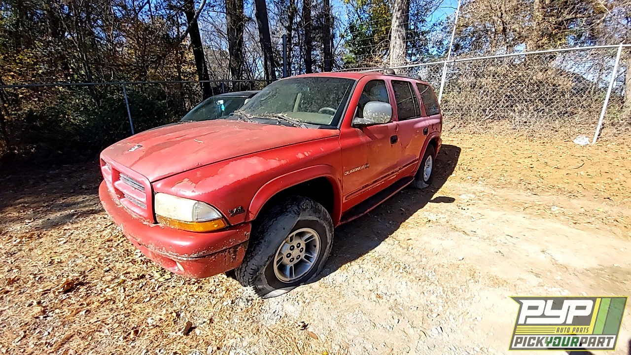 2000 DODGE DURANGO partes disponibles