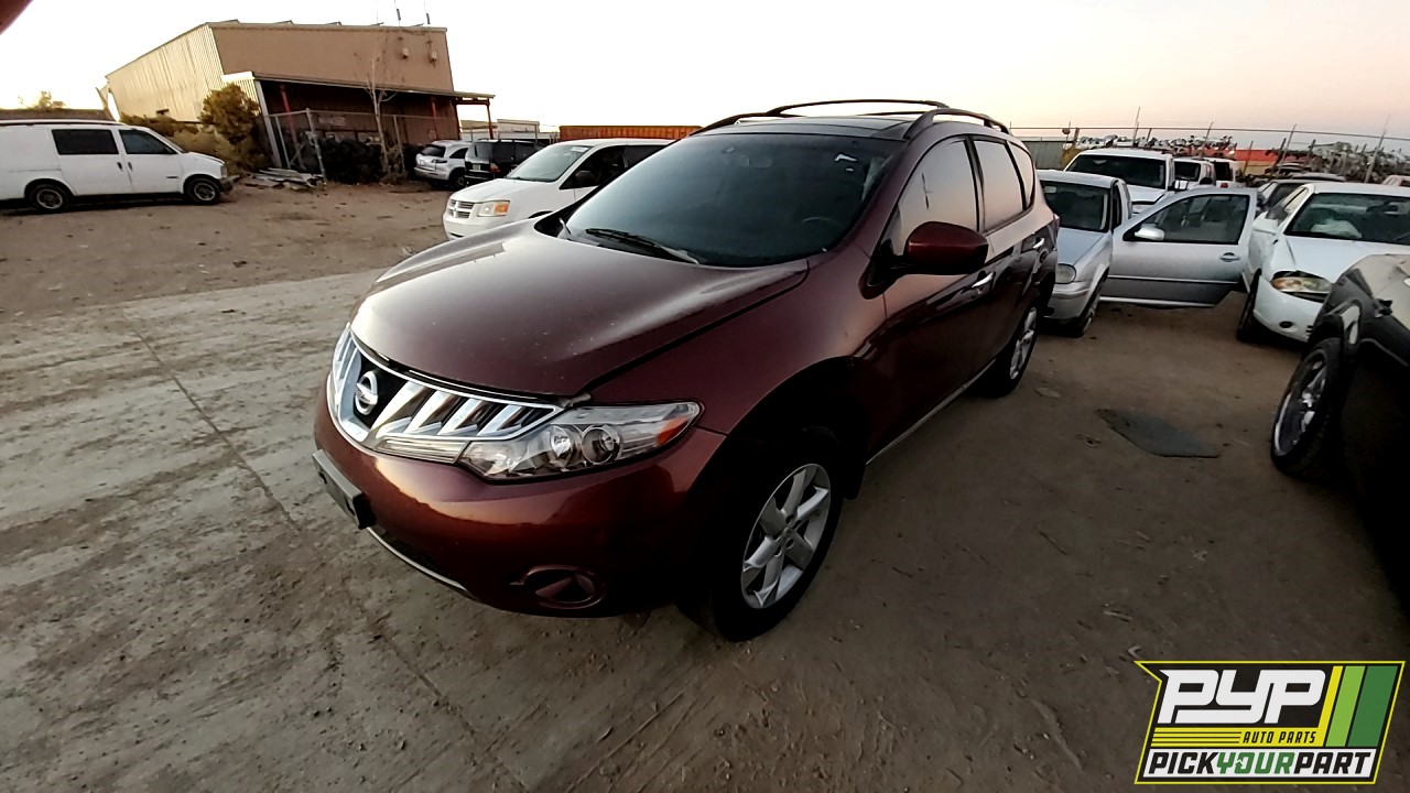2009 NISSAN MURANO partes disponibles