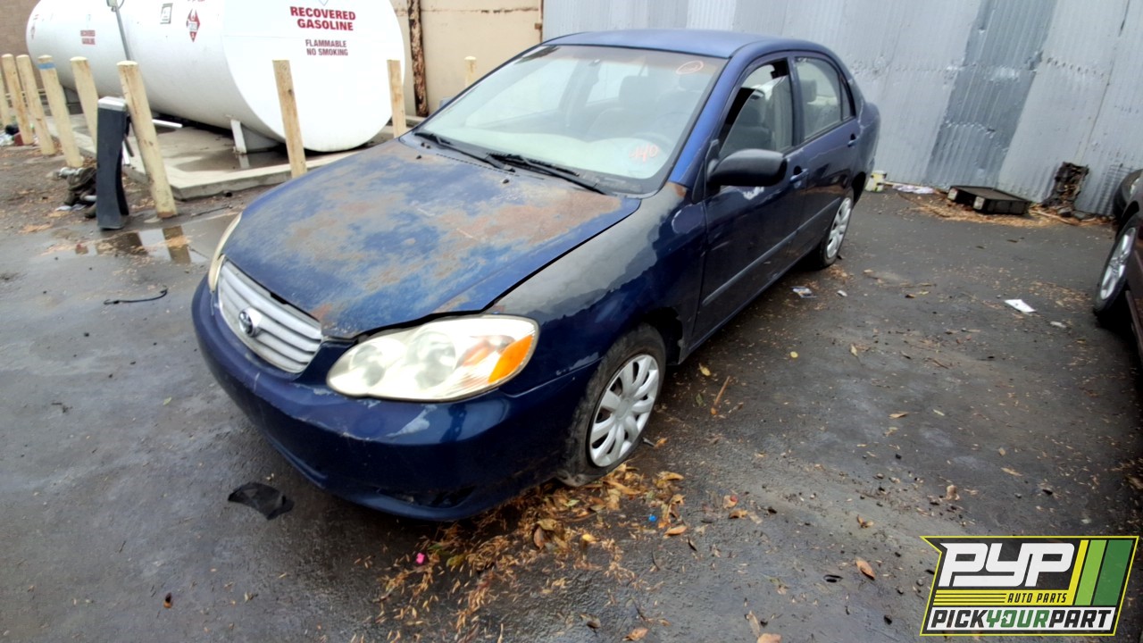 2003 TOYOTA COROLLA available for parts