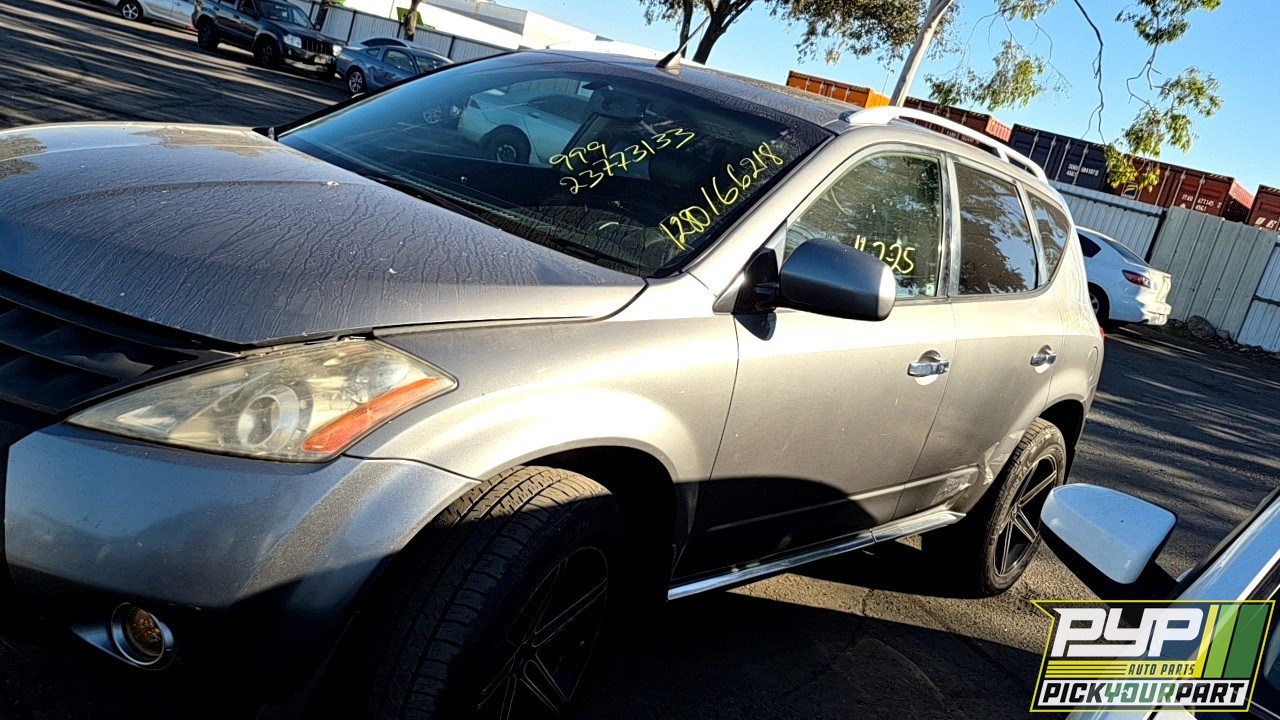 2006 NISSAN MURANO partes disponibles