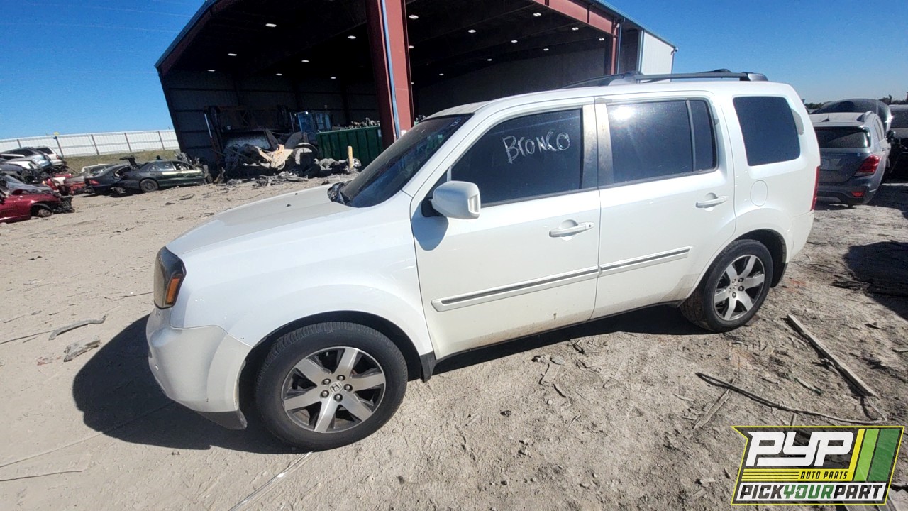 2012 HONDA PILOT partes disponibles