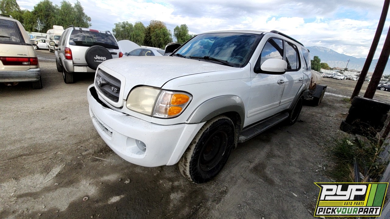 2004 TOYOTA SEQUOIA partes disponibles