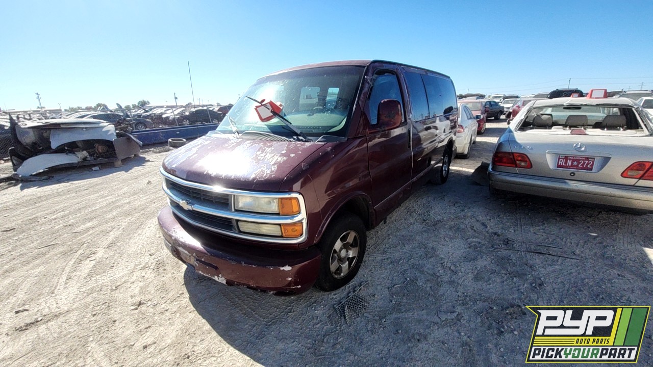 2001 CHEVROLET EXPRESS 1500 partes disponibles