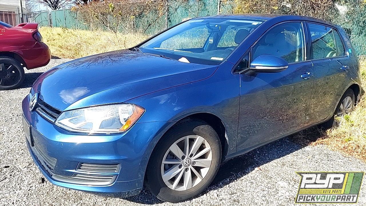 2016 VOLKSWAGEN GOLF partes disponibles