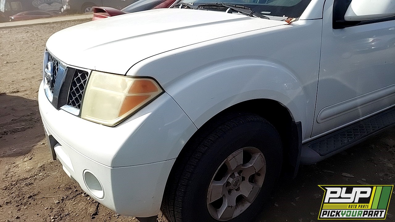 2006 NISSAN PATHFINDER partes disponibles