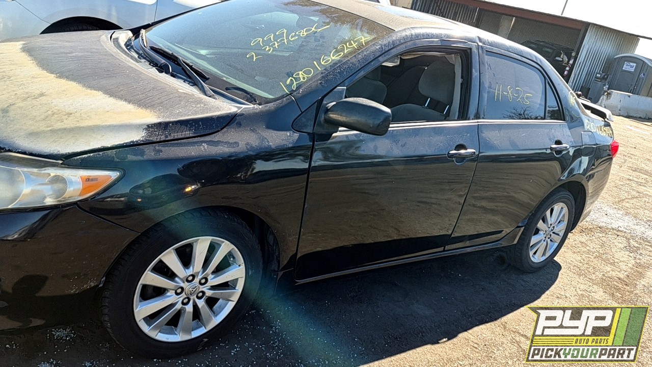 2009 TOYOTA COROLLA partes disponibles