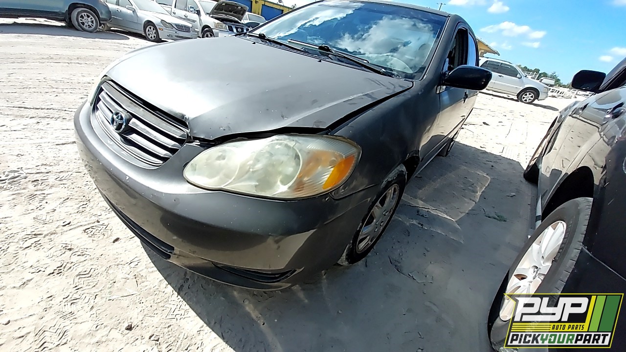 2004 TOYOTA COROLLA partes disponibles