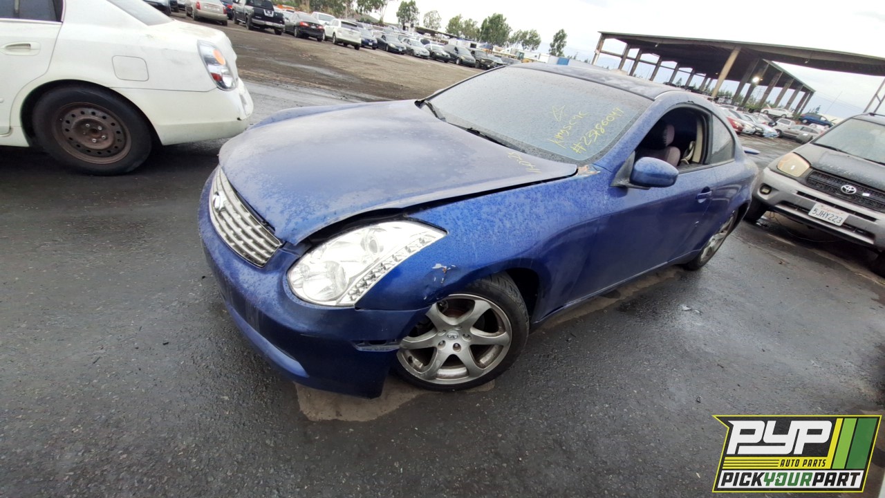 2004 INFINITI G35 partes disponibles