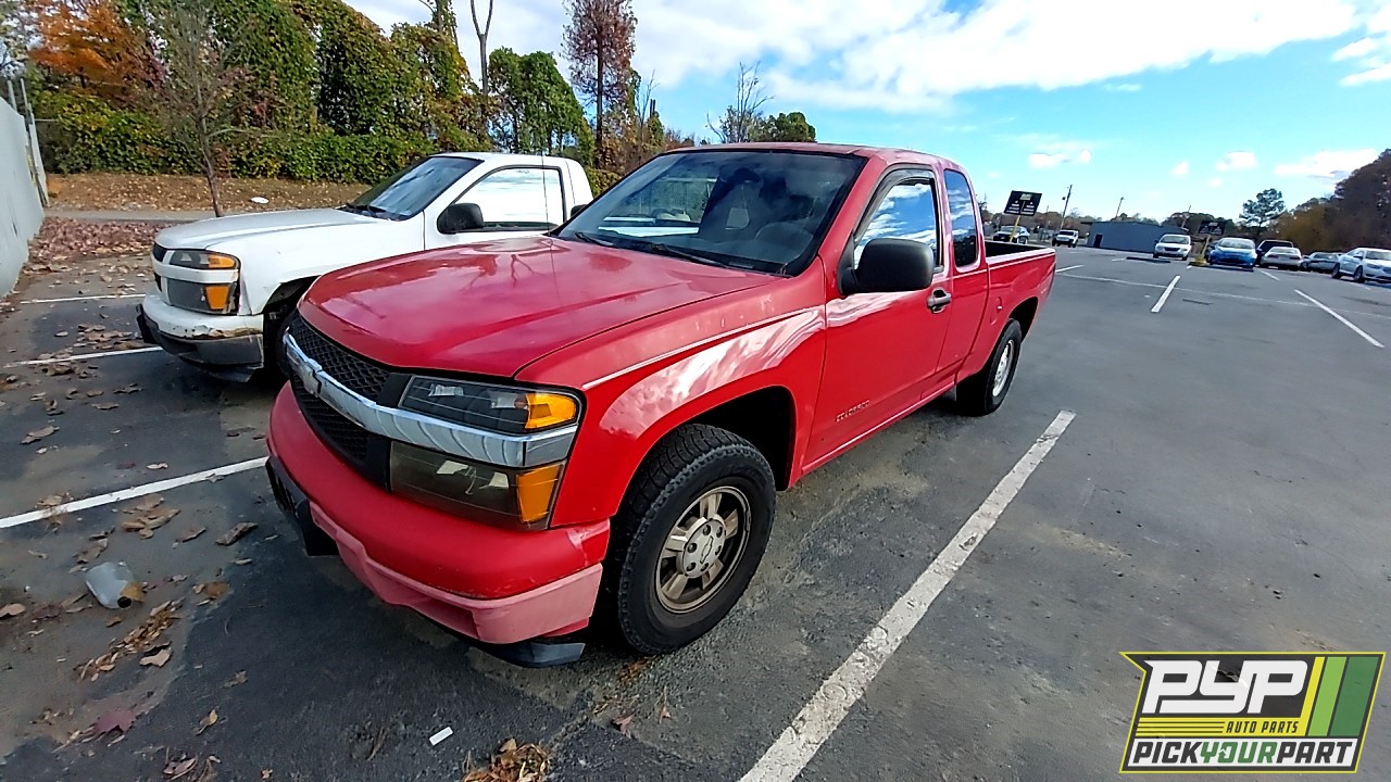 2004 CHEVROLET COLORADO partes disponibles