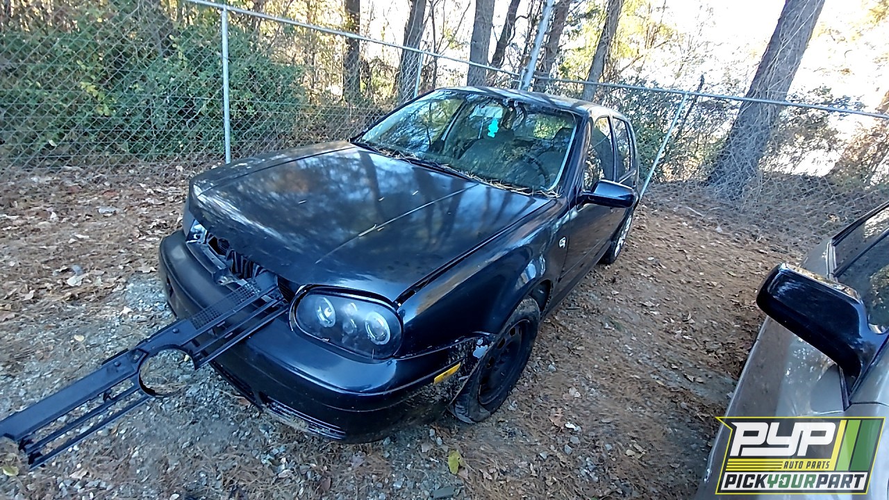2002 VOLKSWAGEN GOLF partes disponibles