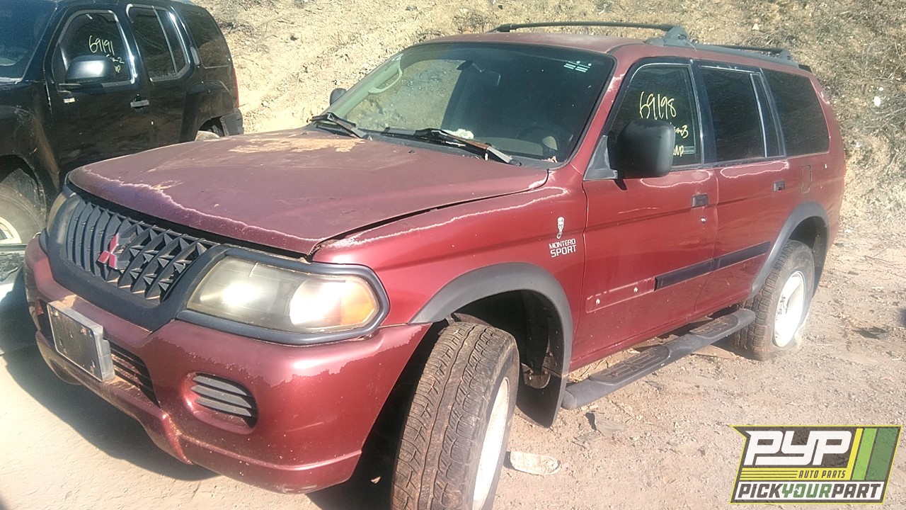 2000 MITSUBISHI MONTERO SPORT partes disponibles