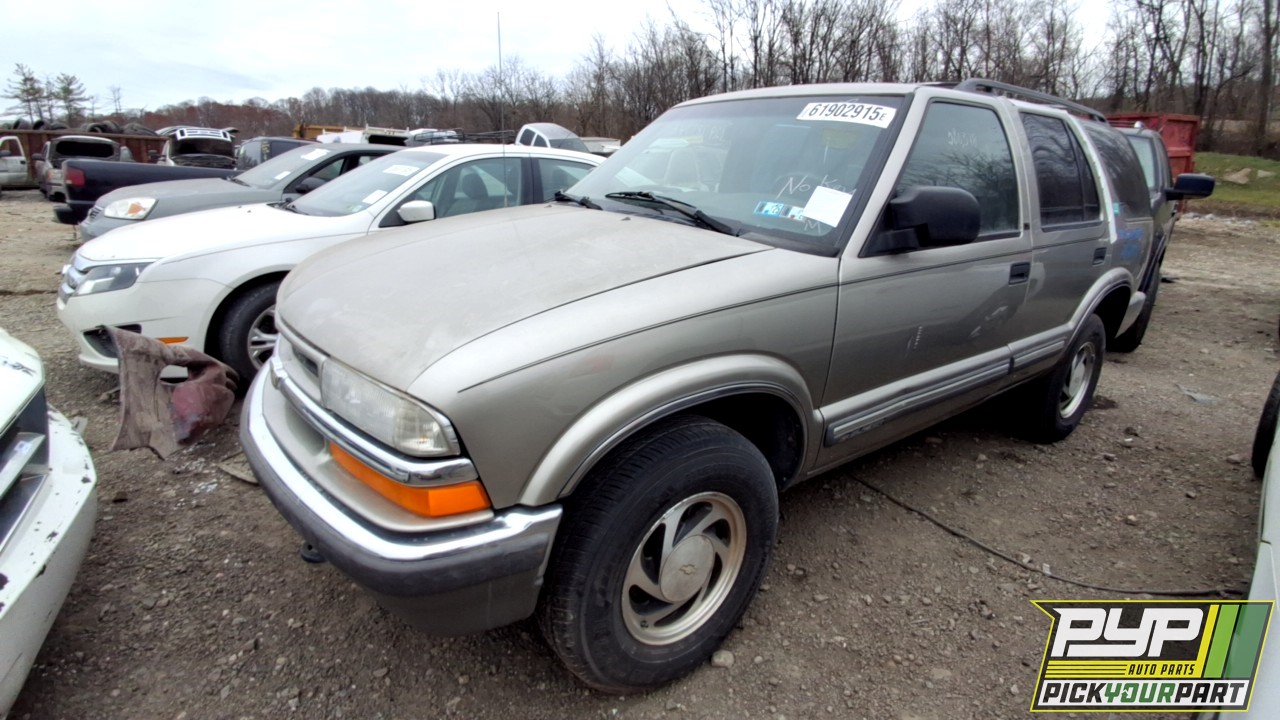 2000 CHEVROLET BLAZER partes disponibles
