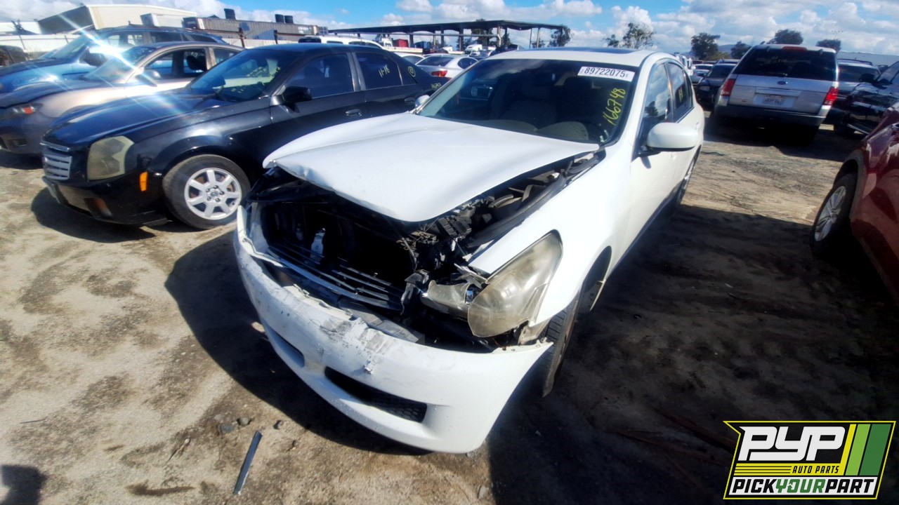 2007 INFINITI G35 partes disponibles