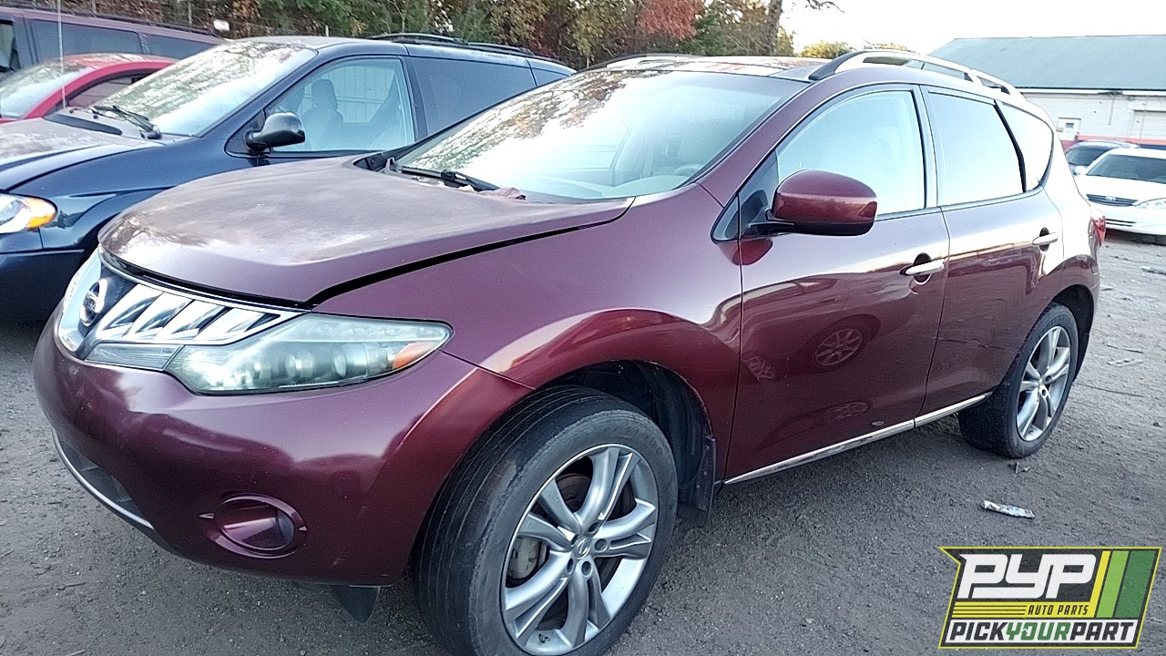 2009 NISSAN MURANO partes disponibles