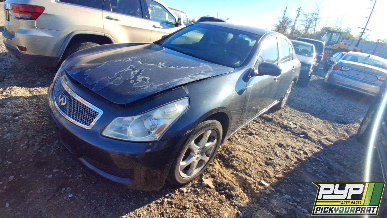 2007 INFINITI G35 partes disponibles