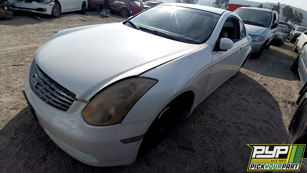2004 INFINITI G35 partes disponibles
