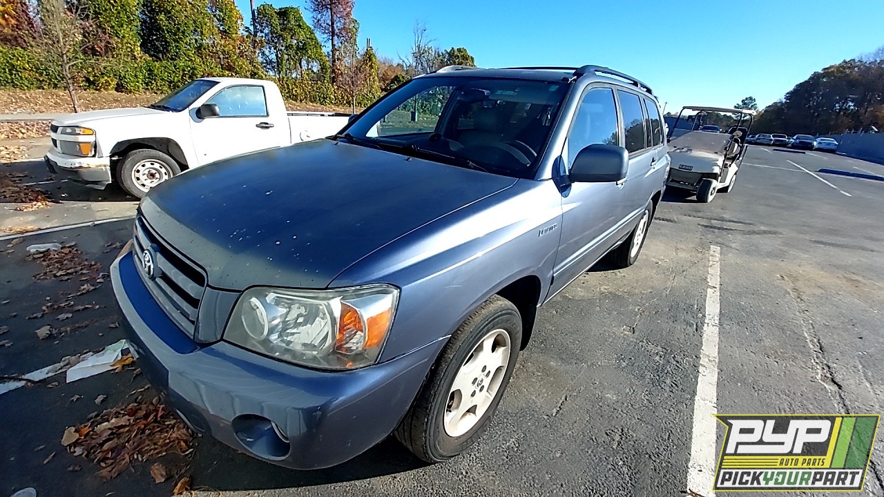 2005 TOYOTA HIGHLANDER partes disponibles