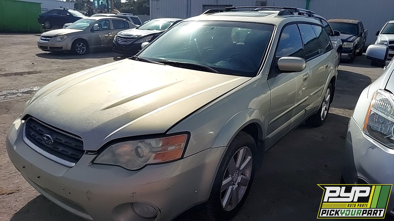 2006 SUBARU OUTBACK partes disponibles