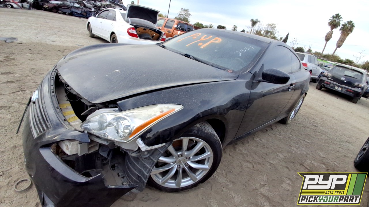 2012 INFINITI G37 partes disponibles