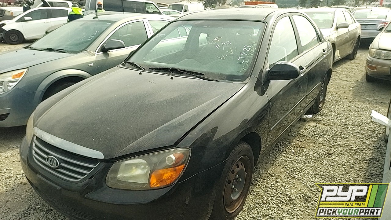2009 KIA SPECTRA available for parts