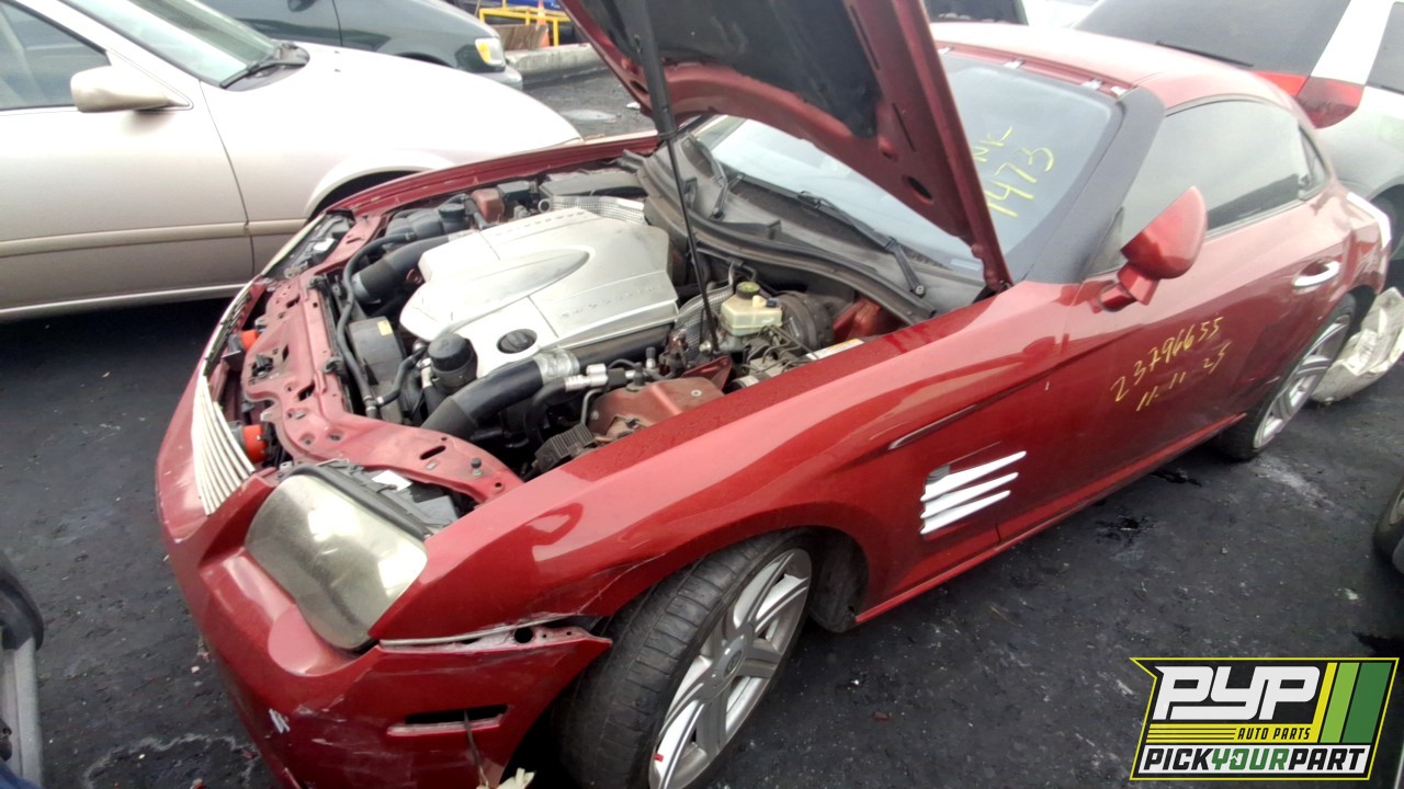 2004 CHRYSLER CROSSFIRE partes disponibles