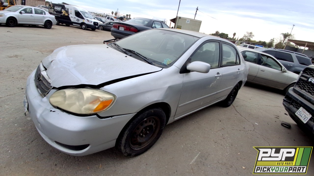 2007 TOYOTA COROLLA partes disponibles