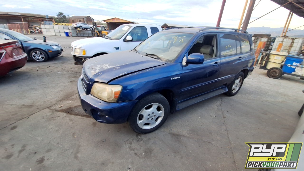 2005 TOYOTA HIGHLANDER available for parts