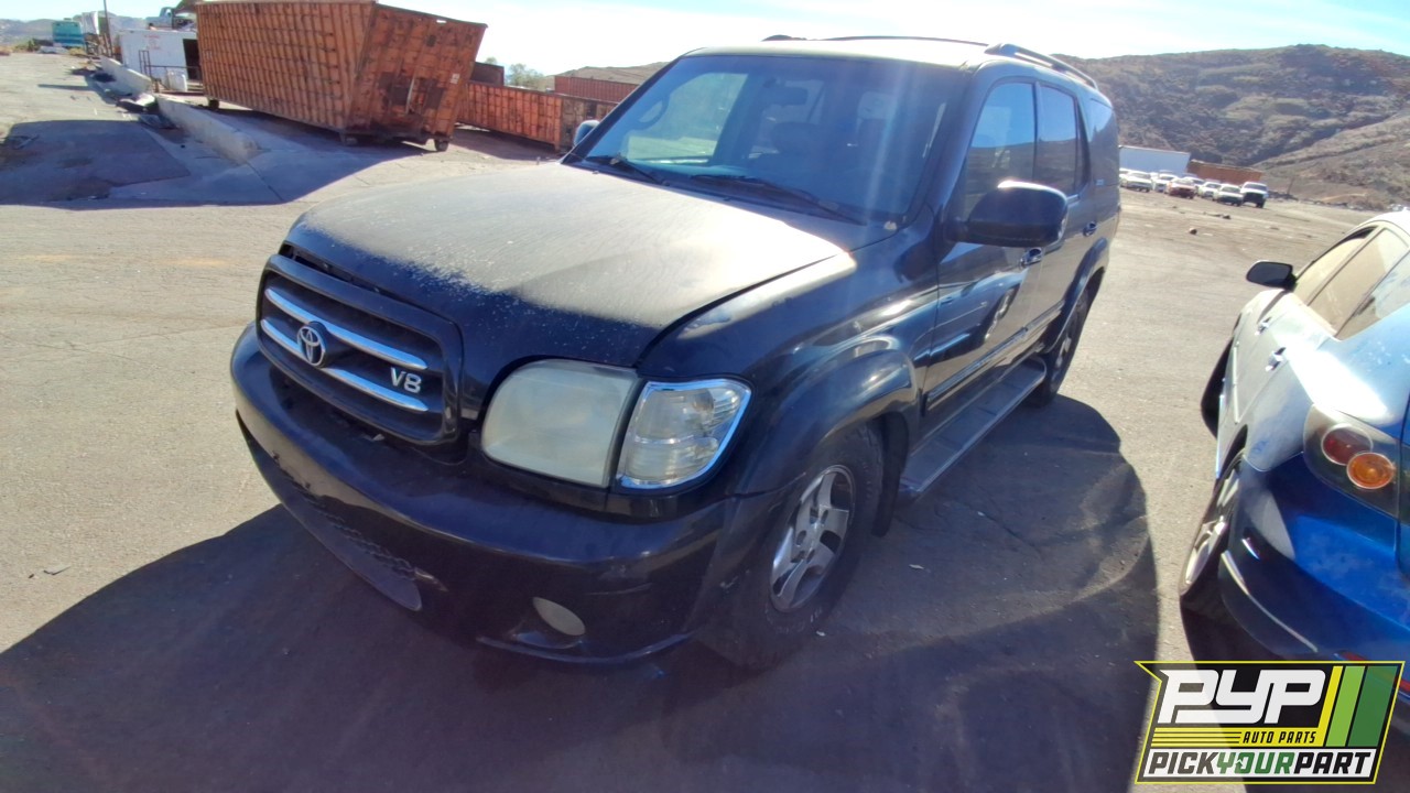 2001 TOYOTA SEQUOIA partes disponibles