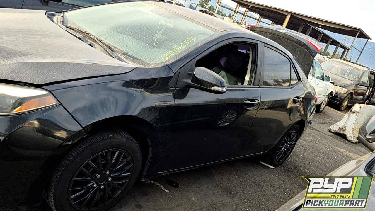 2016 TOYOTA COROLLA partes disponibles