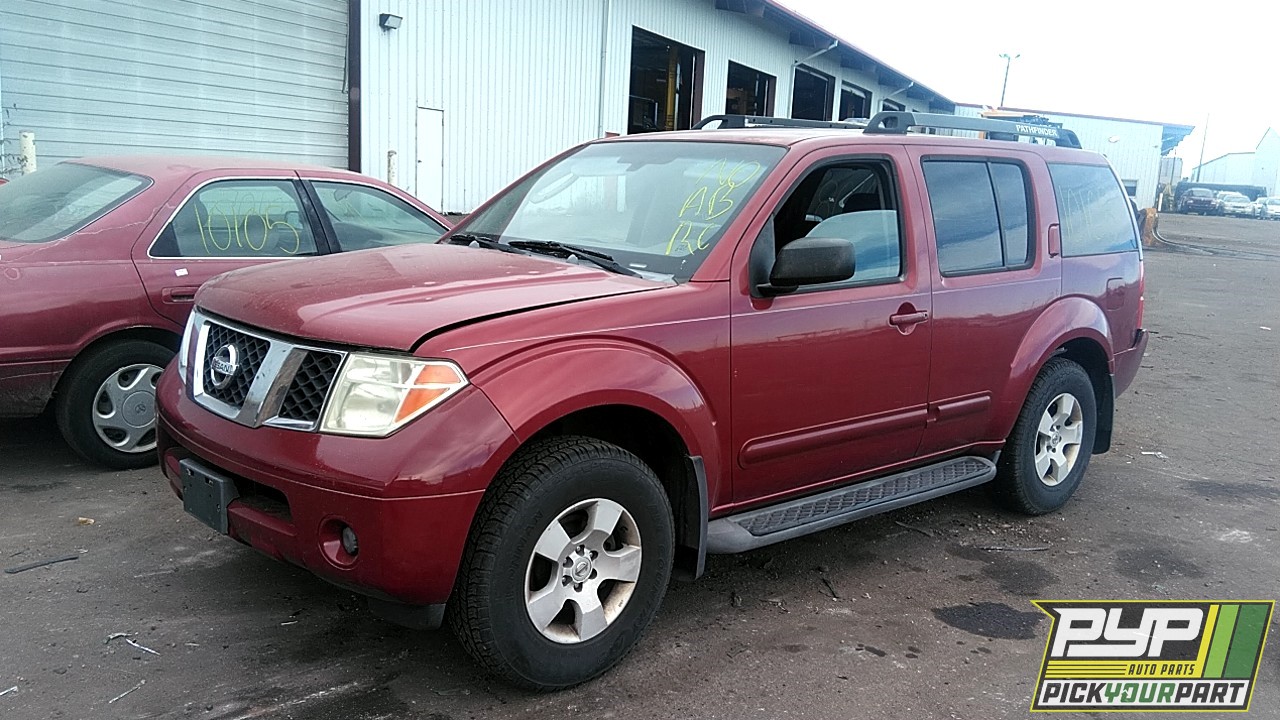 2006 NISSAN PATHFINDER partes disponibles